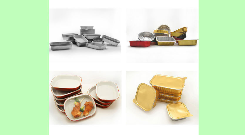 China Disposable Food Packaging Aluminium Foil Containers Tray